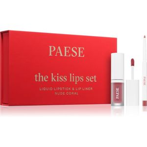 Paese - The Kiss Lips Set - Gift Set - Nude Coral - Cosmetica