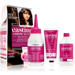 L’Oréal Paris - Casting Creme Gloss - Haarkleuring - Tint 513 Iced Truffle - 1 st
