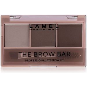 LAMEL BASIC The Brow Bar Palette voor Wenkbrauw Make-up met Borstel #402 4,5 gr