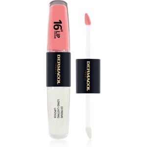 Dermacol 16H Lip Colour Langaanhoudende lippenstift en lipgloss Tint 1 2x4 ml