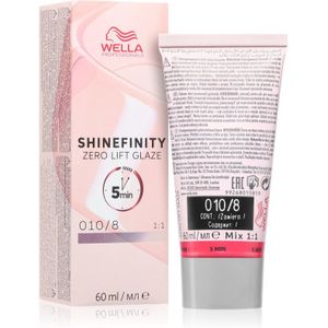 Wella Professionals - Shinefinity Zero Lift Glaze - Haarkleuring - Tint 010/8 Opal Flash - 60 ml