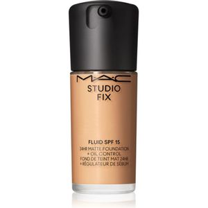 MAC Cosmetics Studio Fix Fluid SPF 15 24HR Matte Foundation + Oil Control Matterende Make-up SPF 15 Tint NC30 30 ml