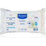 Mustela BIO Organic Cotton Wipes vochtige doekjes voor kinderen 60 st