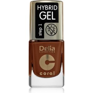 Delia Cosmetics - Coral Nail Enamel Hybrid Gel - Nagellak - 11 ml