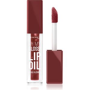 Rimmel Oh My Gloss! Lip Oil lippenolie met Hydraterende Werking Tint 008 Deep Cherry 4.5 ml