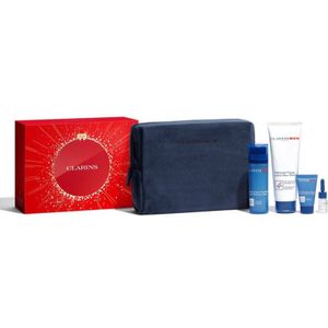 CLARINS - ClarinsMen XMAS-Set - Huidverzorgingsset - 50 ml Baume Super Hydratant - 125 ml Gezichtsreiniger