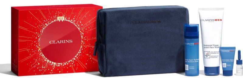 CLARINS - ClarinsMen XMAS-Set - Huidverzorgingsset - 50 ml Baume Super Hydratant - 125 ml Gezichtsreiniger