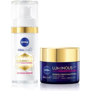 NIVEA - Cellular Luminous 630 - Gift Set - Gezichtsserum - Nachtcrème