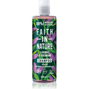 Faith In Nature Lavender & Geranium Natuurlijke Shampoo  voor Normaal tot Droog Haar 400 ml