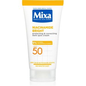 Mixa Niacinamide Bright Corrigerende Crème tegen Donkere Vlekken SPF 50 50 ml