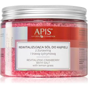 Apis Natural Cosmetics Cranberry Vitality Ontspannende Badzout met Mineralen uit Dode Zee 650 gr