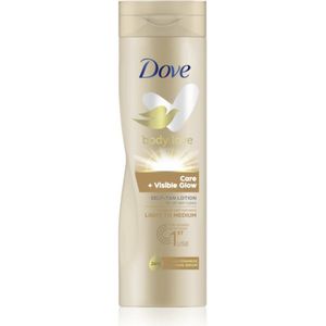 Dove Body Love Zelfbruinende Melk voor het Lichaam Tint Light to Medium 250 ml