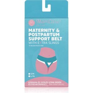 MomCare by Lina Maternity & Postpartum Support Belt buikband voor zwangerschap en na de bevalling om bekkenbodempijn te verminderen S-M 100 cm 1 st