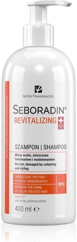 Seboradin - Revitalizing - Revitaliserende Shampoo - 400 ml - Voor Droog en Beschadigd Haar