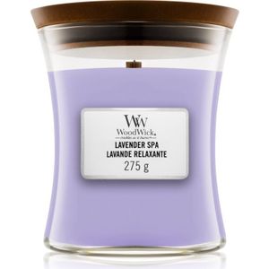 WoodWick Hourglass Medium Geurkaars - Lavender Spa