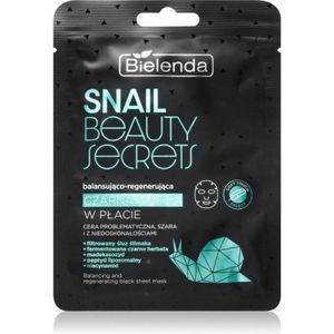 Bielenda - Snail Beauty Secrets - Sheet Mask - Voor Problematische Huid - 1 Stuk