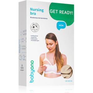 BabyOno Get Ready Mom Nursing Bra zwangerschaps- en borstvoedingsbeha Neutral D70 - 75 1 st