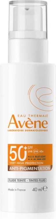 Avène Sun Anti-Aging Suncare Tinted beschermende, getinte gezichtsfluid tegen Pigmentvlekken SPF 50+ 40 ml