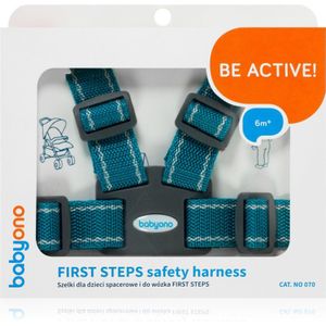 BabyOno Be Active Safety Harness First Steps haaraccessoire voor Kinderen Green 6 m+ 1 st
