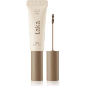 Laka Pixi Brow Cara wenkbrauwmascara voor Fixatie en Vorm Tint 03 Chestnut 8 g