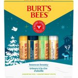 Burt's Bees - Beeswax Bounty Set - Lippenbalsem - 4 Stuks - 100% Natuurlijke Ingrediënten