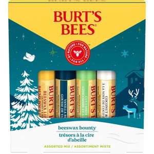 Burt's Bees - Beeswax Bounty Set - Lippenbalsem - 4 Stuks - 100% Natuurlijke Ingrediënten