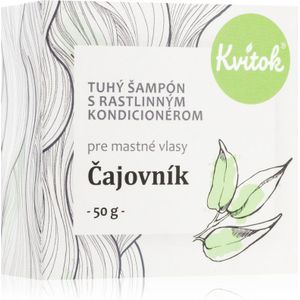 Kvitok Tea Tree Vaste shampoo voor Vet Haar 50 g