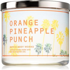Bath & Body Works Orange Pineapple Punch geurkaars I. 411 gr