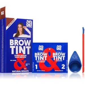 A.N.D. Beauty - Brow Tint - Wenkbrauwverf - Dark Brown - 3x1,67 ml
