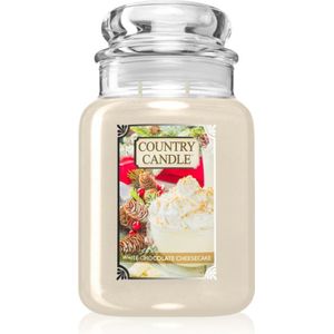 Country Candle White Chocolate Cheesecake geurkaars 737 g