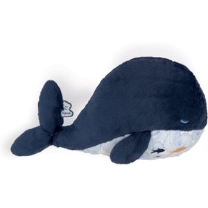 Kaloo Petit Calme Whale pittenkussentje 32 x 8 x 16 cm 1 st
