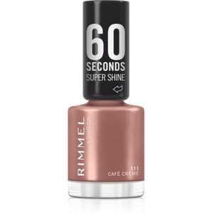 Rimmel - 60 Seconds Super Shine - Nagellak - Tint 111 Café Creme - 8 ml