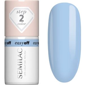 Semilac Easy Off Step 2 Gel Nagellak voor UV/LED Lamp Tint Azul Blue 7 ml