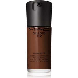 MAC Cosmetics Studio Fix Fluid SPF 15 24HR Matte Foundation + Oil Control Matterende Make-up SPF 15 Tint NW58 30 ml