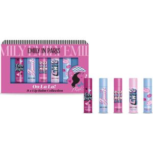 Emily In Paris - Lippen Set - 5 St - Lippenbalsem - Voor Vrouwen