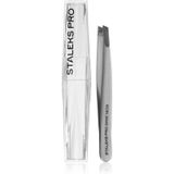 Staleks - Professionele Wenkbrauwpincet - Schuine Randen - Comfortabele Grip