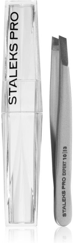 Staleks - Professionele Wenkbrauwpincet - Schuine Randen - Comfortabele Grip