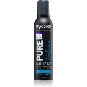 Syoss Pure Volume Styling Mousse  voor Langdurig Volume 250 ml