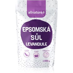 Allnature - Epsom Salt - Badzout - Lavender - 1000 g