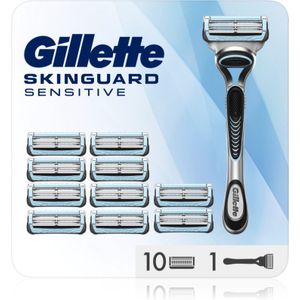 Gillette - Skinguard Sensitive - Scheerapparaat met 11 Vervangende Messjes