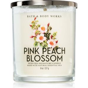 Bath & Body Works Pink Peach Blossom geurkaars 227 g