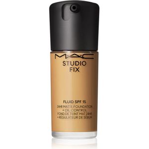 MAC Cosmetics Studio Fix Fluid SPF 15 24HR Matte Foundation + Oil Control Matterende Make-up SPF 15 Tint C45 30 ml