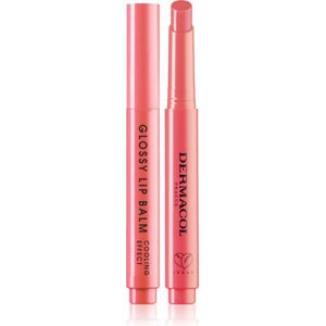 Dermacol Beauty Stick Glossy Lip Balm Verzorgende Lipgloss met Verkoelende Werking geuren 05 Strawberry 2.2 g