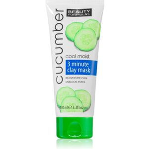 Beauty Formulas - Cucumber Cool Moist - Gezichtsmasker - 100 ml
