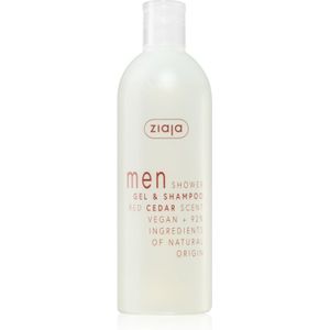 Ziaja Men Shampoo en Douchegel 2in1 Red Cedar 400 ml