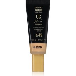 Dripping Gold CC Me In Mini Trial Lichte Foundation SPF 45 Tint Golden 05 5 ml