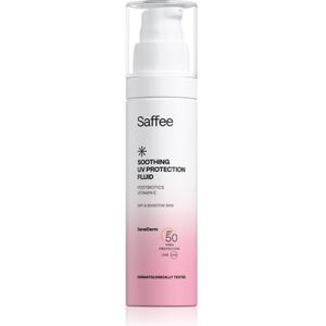 Saffee - SensiDerm Soothing UV Protection Fluid - Beschermende Fluid - SPF 50 - 50 ml