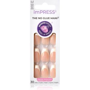 KISS - imPRESS The No Glue Mani - Kunstnagels - 30 st - Zelfklevend