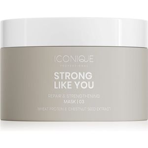 ICONIQUE Professional STRONG LIKE YOU Repair & Strengthening regenererende sheet mask voor Beschadigd Haar 200 ml