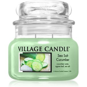 Village Candle Sea Salt Cucumber geurkaars 262 g